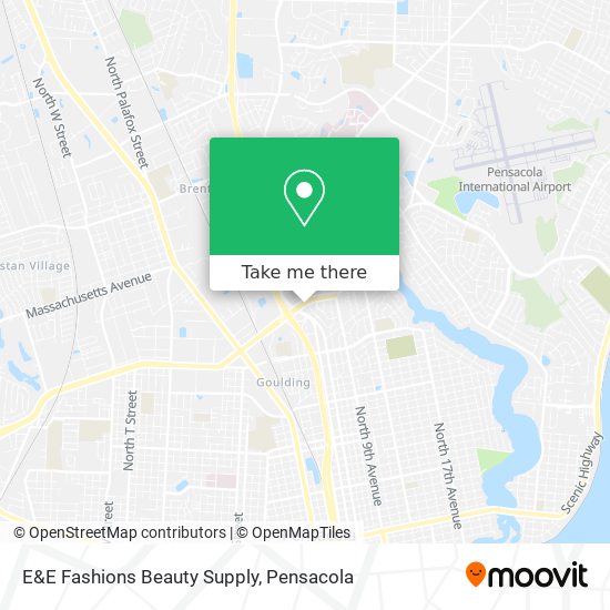 E&E Fashions Beauty Supply map