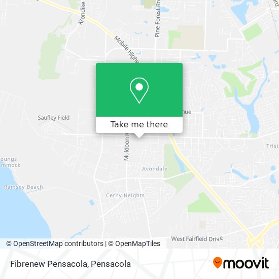 Mapa de Fibrenew Pensacola