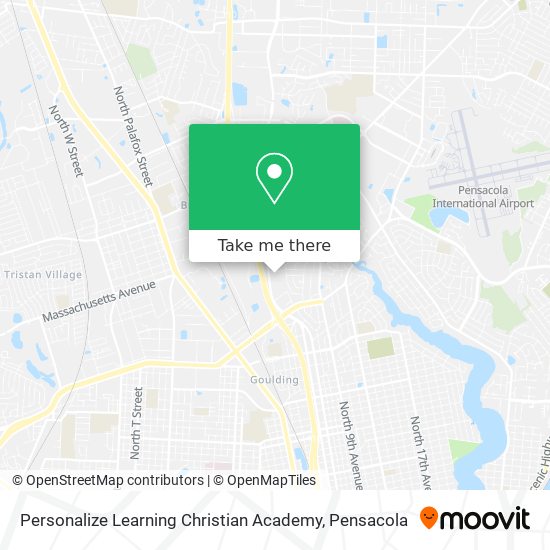 Personalize Learning Christian Academy map