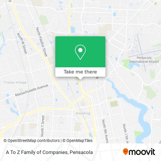 Mapa de A To Z Family of Companies