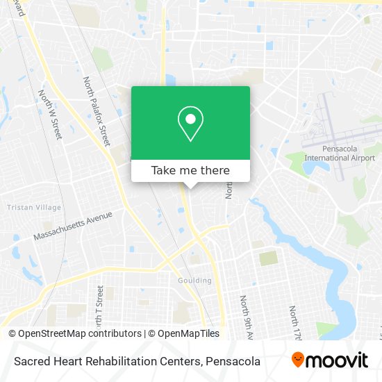 Mapa de Sacred Heart Rehabilitation Centers