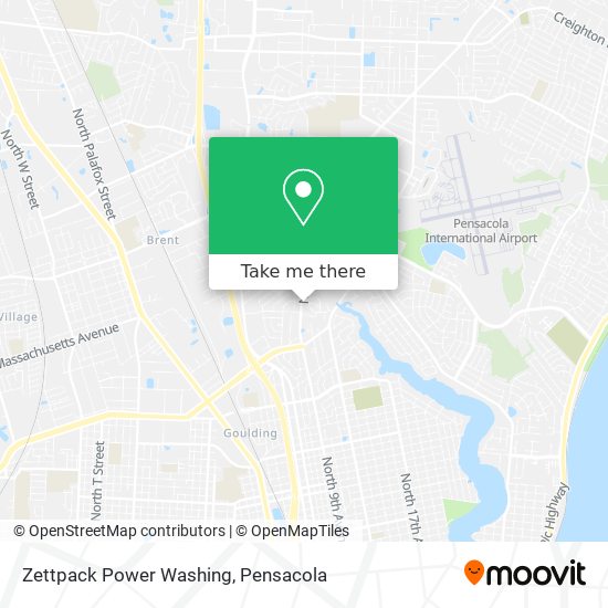 Mapa de Zettpack Power Washing