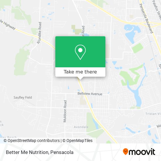 Better Me Nutrition map