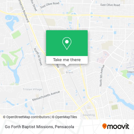Mapa de Go Forth Baptist Missions