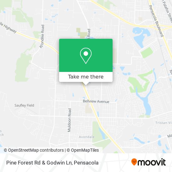 Pine Forest Rd & Godwin Ln map