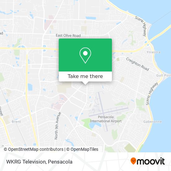 Mapa de WKRG Television