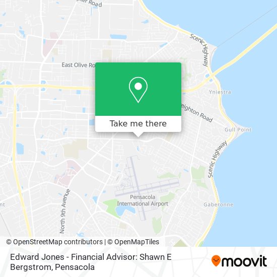 Mapa de Edward Jones - Financial Advisor: Shawn E Bergstrom
