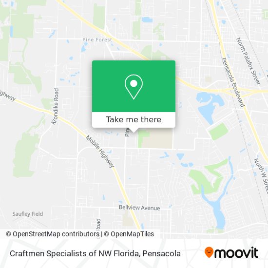 Mapa de Craftmen Specialists of NW Florida