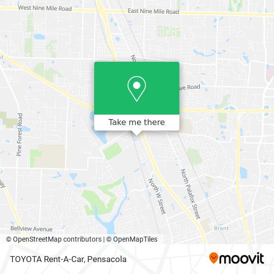 Mapa de TOYOTA Rent-A-Car