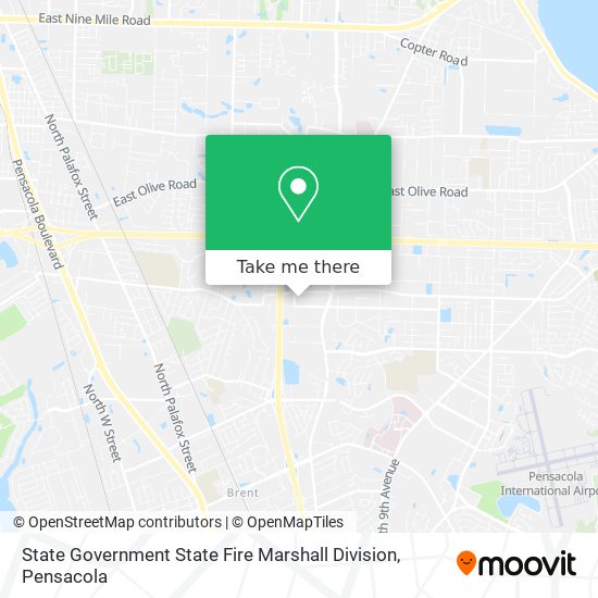 Mapa de State Government State Fire Marshall Division