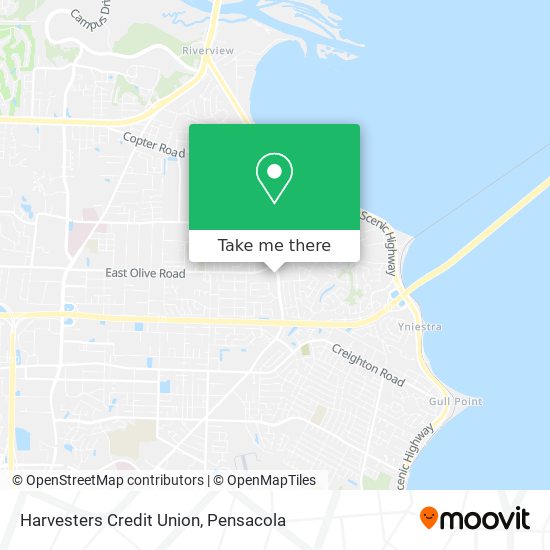Harvesters Credit Union map