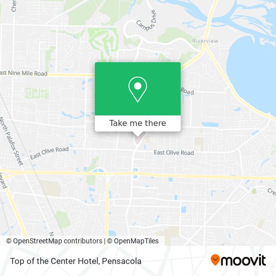 Top of the Center Hotel map