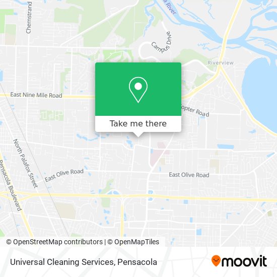 Universal Cleaning Services map