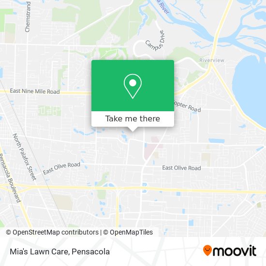 Mia's Lawn Care map