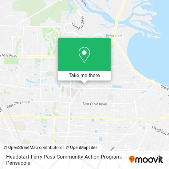 Headstart-Ferry Pass Community Action Program map