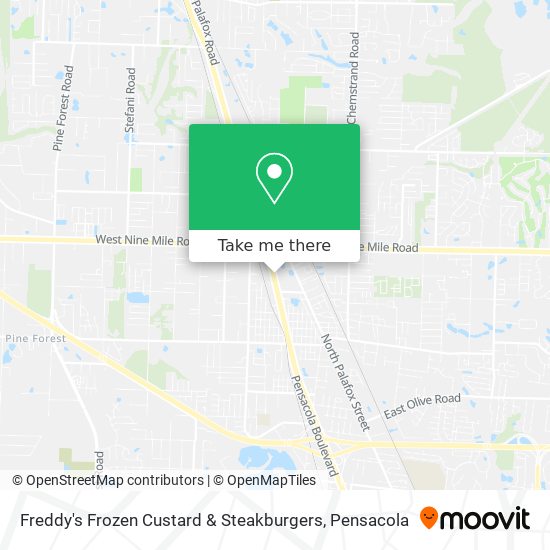 Freddy's Frozen Custard & Steakburgers map