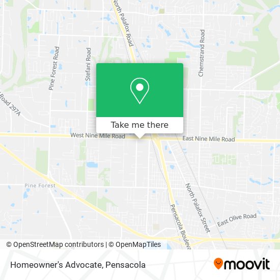 Homeowner's Advocate map