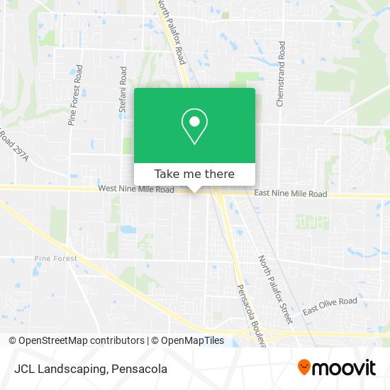 JCL Landscaping map