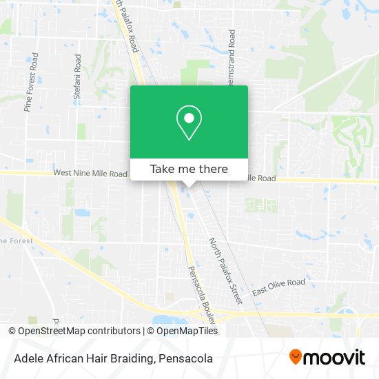 Mapa de Adele African Hair Braiding