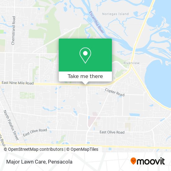 Major Lawn Care map