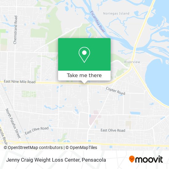 Mapa de Jenny Craig Weight Loss Center