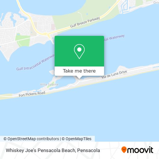 Mapa de Whiskey Joe's Pensacola Beach