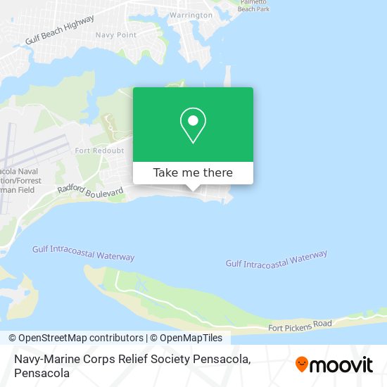 Mapa de Navy-Marine Corps Relief Society Pensacola