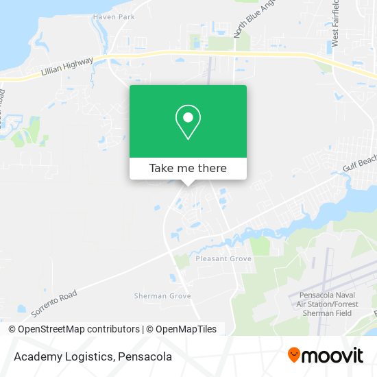 Mapa de Academy Logistics