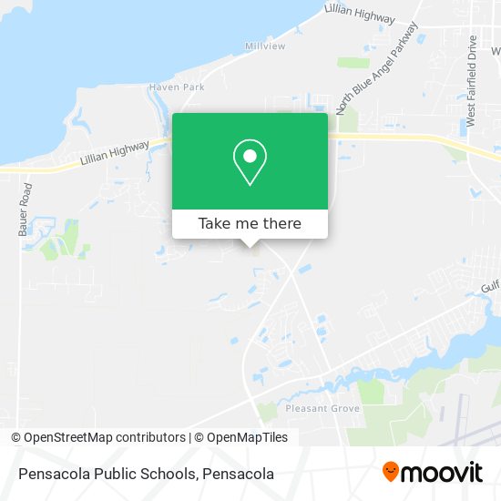 Mapa de Pensacola Public Schools