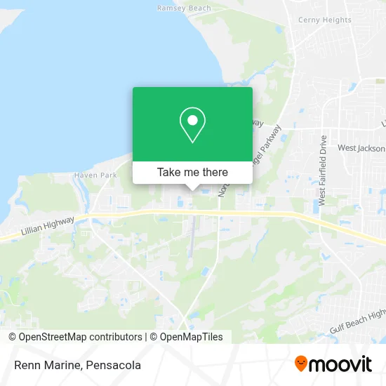 Renn Marine map