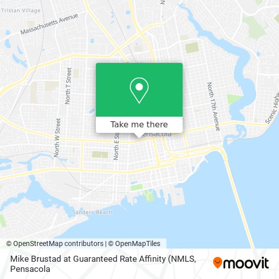 Mapa de Mike Brustad at Guaranteed Rate Affinity