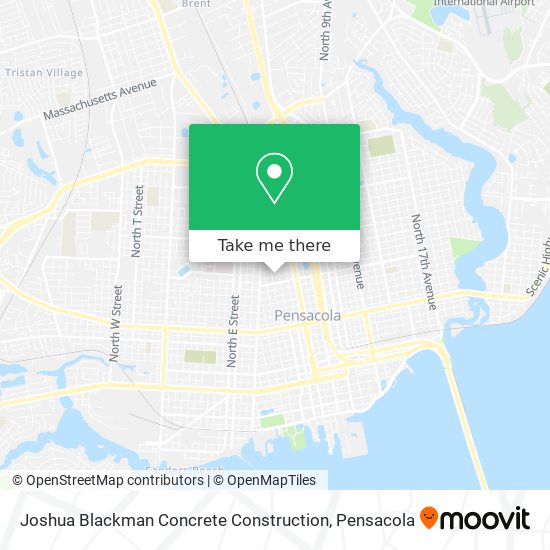 Mapa de Joshua Blackman Concrete Construction