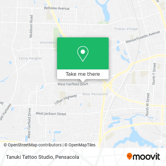 Tanuki Tattoo Studio map