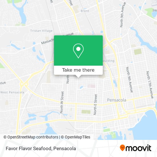 Favor Flavor Seafood map