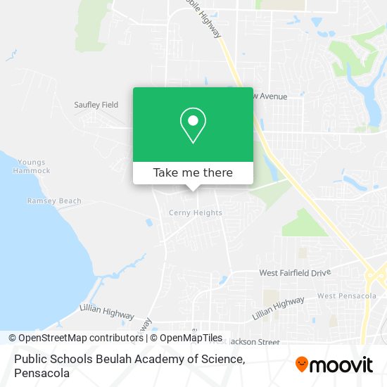 Public Schools Beulah Academy of Science map