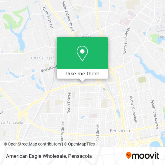 American Eagle Wholesale map