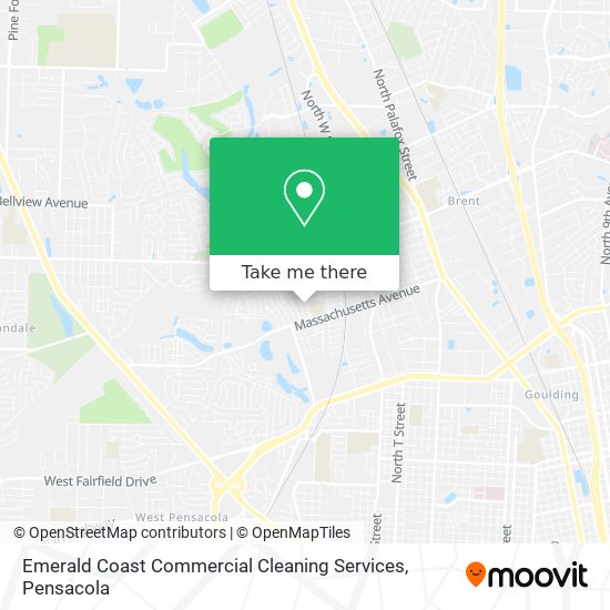 Emerald Coast Commercial Cleaning Services map