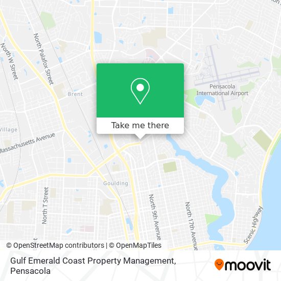 Gulf Emerald Coast Property Management map