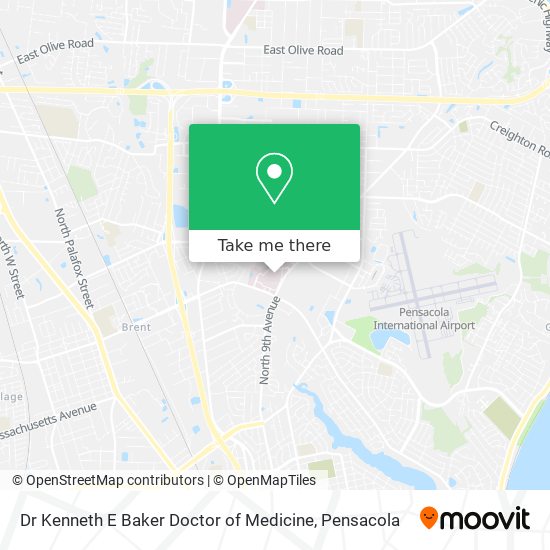 Dr Kenneth E Baker Doctor of Medicine map