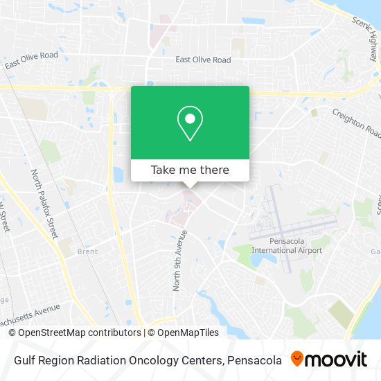 Gulf Region Radiation Oncology Centers map