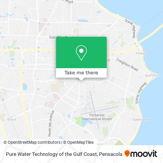 Pure Water Technology of the Gulf Coast map