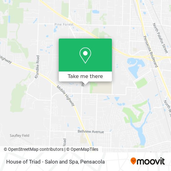 Mapa de House of Triad - Salon and Spa