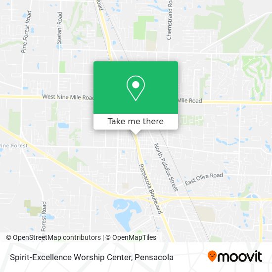 Mapa de Spirit-Excellence Worship Center
