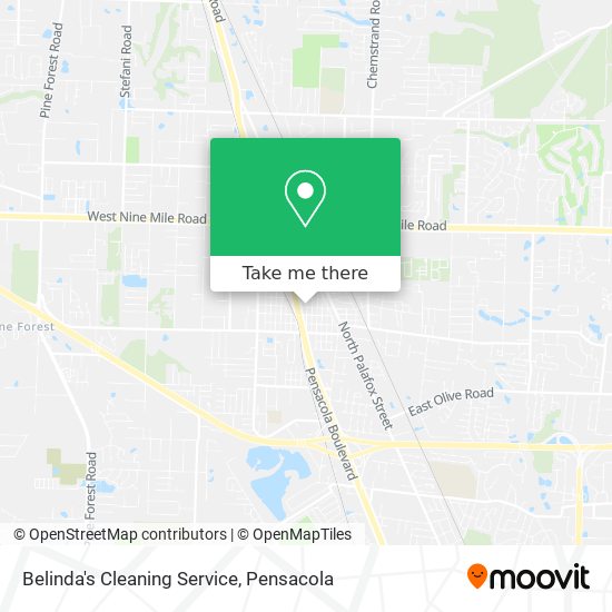 Belinda's Cleaning Service map