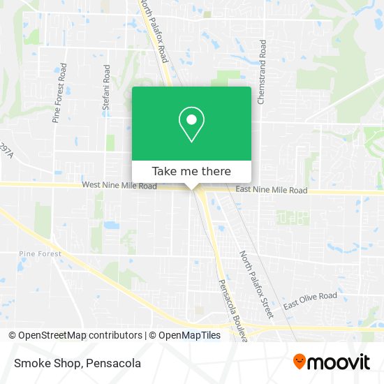 Smoke Shop map