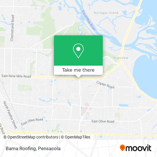 Bama Roofing map