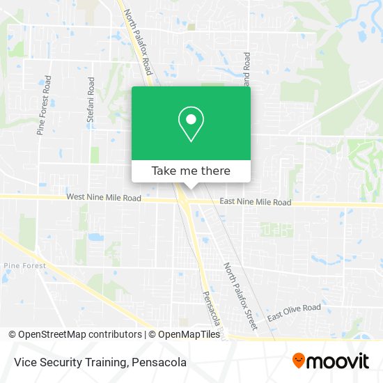 Vice Security Training map