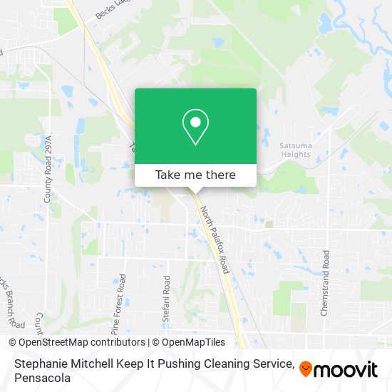 Mapa de Stephanie Mitchell Keep It Pushing Cleaning Service