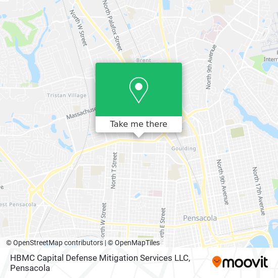 Mapa de HBMC Capital Defense Mitigation Services LLC