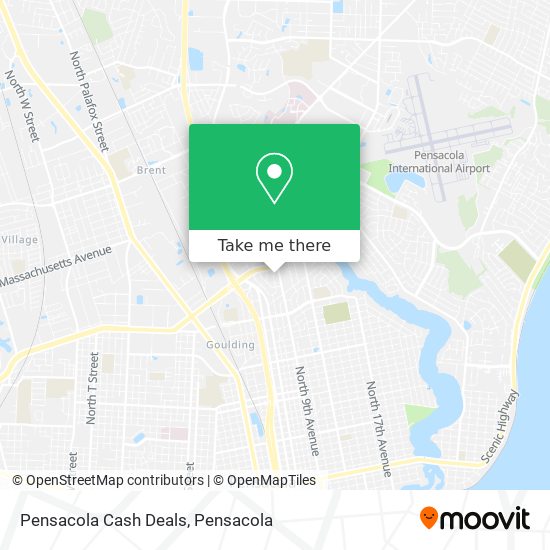 Pensacola Cash Deals map